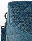 Never Mind Nmbgz107A Envelope Vintage Handmade Genuine Cowhide Leather Women Bag Western Handbag Purse