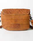 Never Mind Nmbgz107C Envelope Vintage Handmade Genuine Cowhide Leather Women Bag Western Handbag Purse
