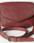 Never Mind Nmbgz108A Envelope Vintage Handmade Genuine Cowhide Leather Women Bag Western Handbag Purse