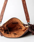 American Darling Signature Crossbody Hand Tooled Saddle Blanket Genuine Leather women bag western handbag purse