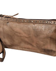 Never Mind Nmbg101B Wristlet Vintage Handmade Genuine Cowhide Leather Women Bag Western Handbag Purse