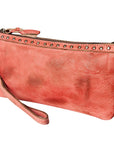 Never Mind Nmbg101F Wristlet Vintage Handmade Genuine Cowhide Leather Women Bag Western Handbag Purse