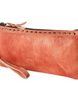 Never Mind Nmbg101I Wristlet Vintage Handmade Genuine Cowhide Leather Women Bag Western Handbag Purse