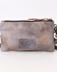 Never Mind Nmbg102D Small Crossbody Vintage Handmade Genuine Cowhide Leather Women Bag Western Handbag Purse