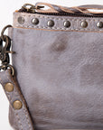 Never Mind Nmbg102D Small Crossbody Vintage Handmade Genuine Cowhide Leather Women Bag Western Handbag Purse