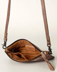 Never Mind Nmbg102E Small Crossbody Vintage Handmade Genuine Cowhide Leather Women Bag Western Handbag Purse