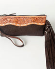 American Darling Wristlet Hand Tooled Embossed Genuine Leather Western Women Bag | Handbag Purse | Women Wristlet Purse | Wristlet Purse | Travel Wristlet Purse | Leather Wristlet Purse | Clutch Wristlet Purse