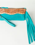 American Darling Wristlet Hand Tooled Embossed Genuine Leather Western Women Bag | Handbag Purse | Women Wristlet Purse | Wristlet Purse | Travel Wristlet Purse | Leather Wristlet Purse | Clutch Wristlet Purse