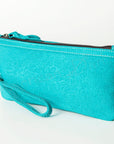 American Darling Wristlet Genuine Leather Women Bag W. Handbag Purse –