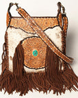 American Darling Cross Body Hand Tooled Genuine Leather women bag western handbag purse