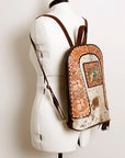 American Darling Hand Tooled Genuine Leather Women Bag Western Handbag Purse