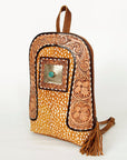 American Darling Hand Tooled Genuine Leather Women Bag Western Handbag Purse