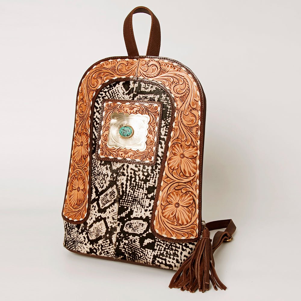 American Darling Hand Tooled Genuine Leather Women Bag Western Handbag Purse