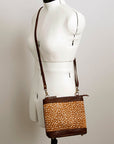 American Darling Large Crossbody Saddle Blanket Genuine Leather women bag western handbag purse