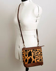 American Darling Large Crossbody Saddle Blanket Genuine Leather women bag western handbag purse