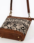 American Darling Large Crossbody Saddle Blanket Genuine Leather women bag western handbag purse