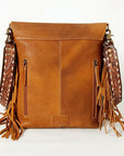 American Darling ADBGA239A Cross Body Hand Tooled Genuine Leather women bag western handbag purse