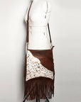American Darling Large Crossbody Hair On Genuine Leather women bag western handbag purse