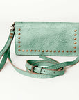 Never Mind Nmbg103A Wallet Vintage Handmade Genuine Cowhide Leather Women Bag Western Handbag Purse