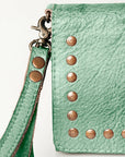Never Mind Nmbg103A Wallet Vintage Handmade Genuine Cowhide Leather Women Bag Western Handbag Purse