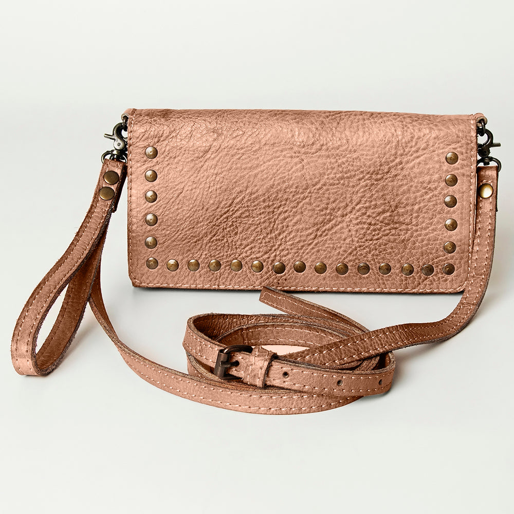 Never Mind Nmbg103B Wallet Vintage Handmade Genuine Cowhide Leather Women Bag Western Handbag Purse