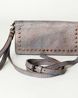 Never Mind Nmbg103D Wallet Vintage Handmade Genuine Cowhide Leather Women Bag Western Handbag Purse