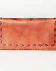 Never Mind Nmbg104A Wallet Vintage Handmade Genuine Cowhide Leather Women Bag Western Handbag Purse