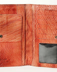 Never Mind Nmbg104A Wallet Vintage Handmade Genuine Cowhide Leather Women Bag Western Handbag Purse