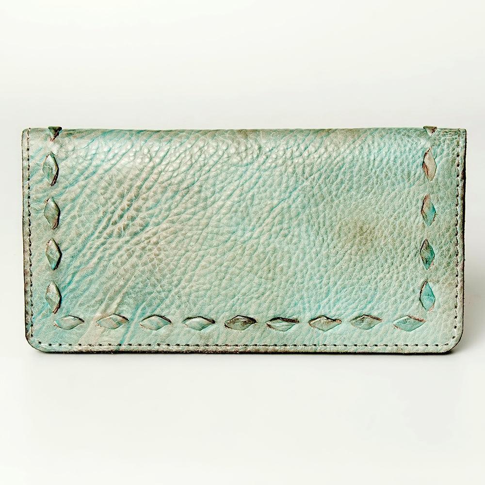 Never Mind Nmbg104B Wallet Vintage Handmade Genuine Cowhide Leather Women Bag Western Handbag Purse