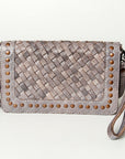 Never Mind Nmbg105C Wallet Vintage Handmade Genuine Cowhide Leather Women Bag Western Handbag Purse