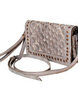 Never Mind Nmbg105C Wallet Vintage Handmade Genuine Cowhide Leather Women Bag Western Handbag Purse