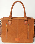 American Darling Briefcase Hand Tooled Saddle Blanket Genuine Leather women bag western handbag purse