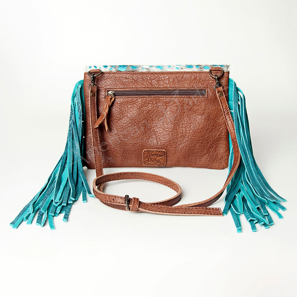 American Darling Envelope Hair-On Genuine Leather Western Women Bag Handbag Purse | for Cute