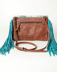 American Darling ADBG490A Envelope Hair On Genuine Leather women bag western handbag purse