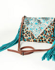 American Darling ADBG490A Envelope Hair On Genuine Leather women bag western handbag purse