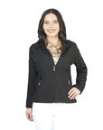 Womens Zipper Jacket in Black
