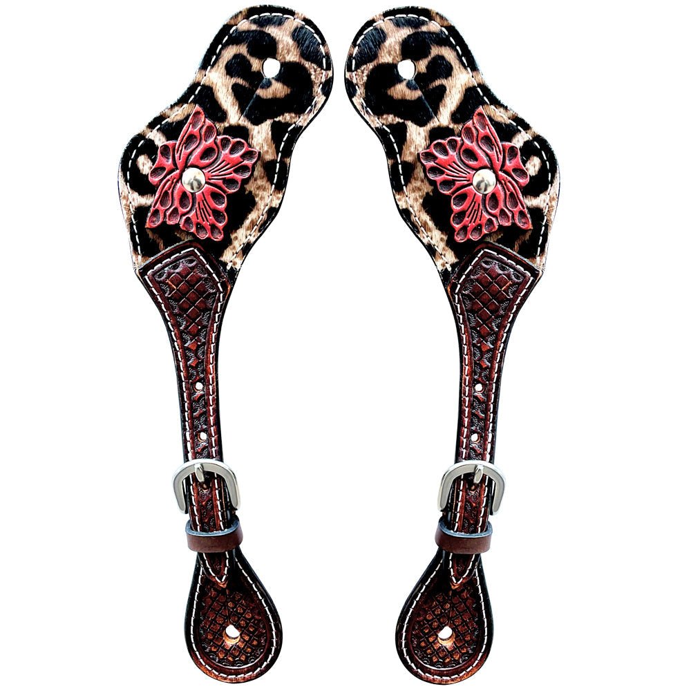 Durable Handcrafted PremiumLeather Spur Straps For Women Western Riding Show Rodeo