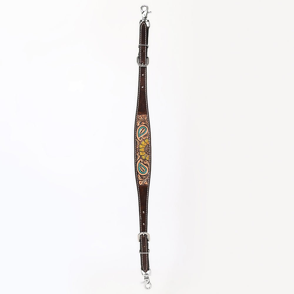 Bar H Equine Bonnie Blossom Sunflower Leather One Ear Headstall