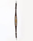 Bar H Equine Bonnie Blossom Sunflower Leather One Ear Headstall