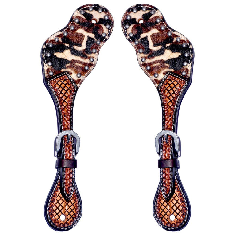 Durable Handcrafted PremiumLeather Spur Straps For Women Western Riding Show Rodeo