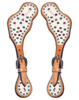Durable Handcrafted PremiumLeather Spur Straps For Women Western Riding Show Rodeo