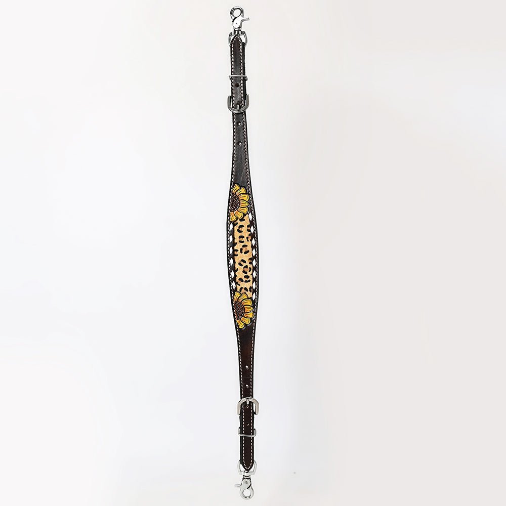 Bar H Equine Genuine Western American Leather Horse Premium Headstall &amp; Breast Collar Set