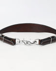 Bar H Equine Genuine Western American Leather Horse Premium Headstall & Breast Collar Set