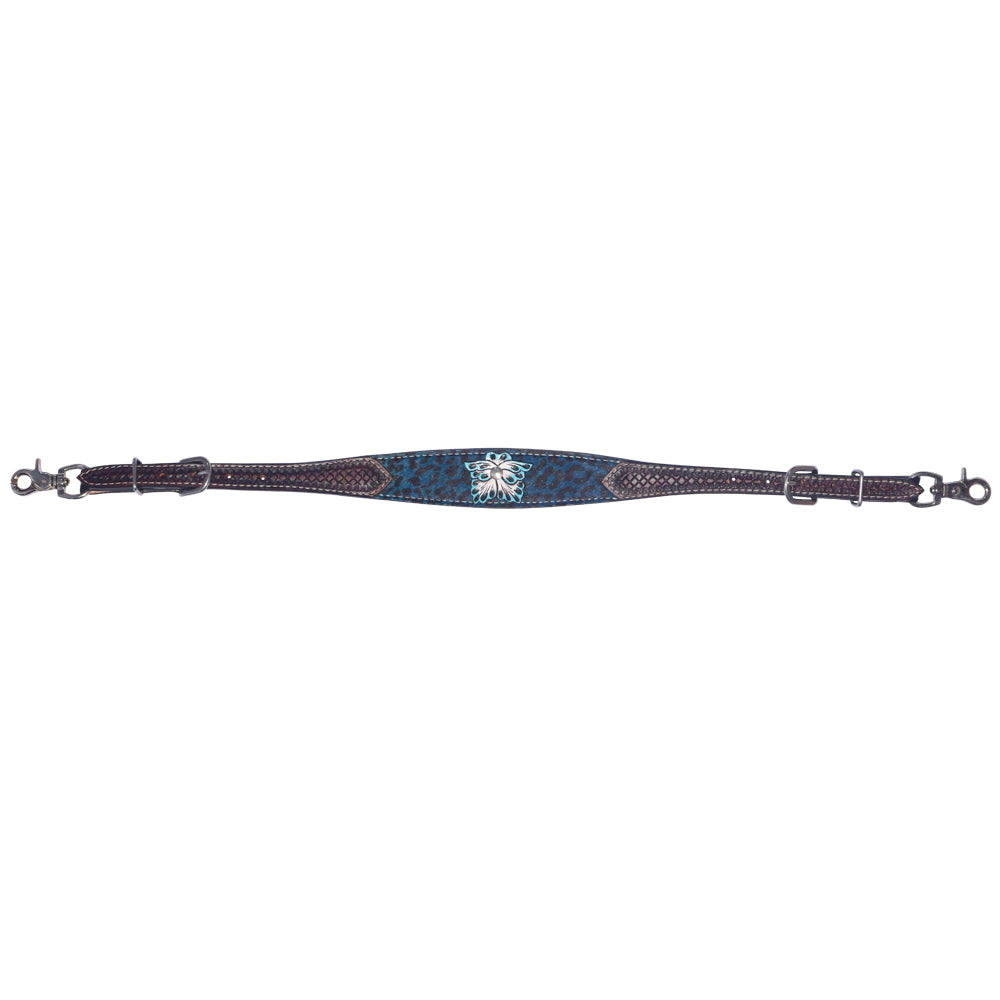Bar H Equine Genuine Western American Leather Horse Premium Headstall &amp; Breast Collar Set