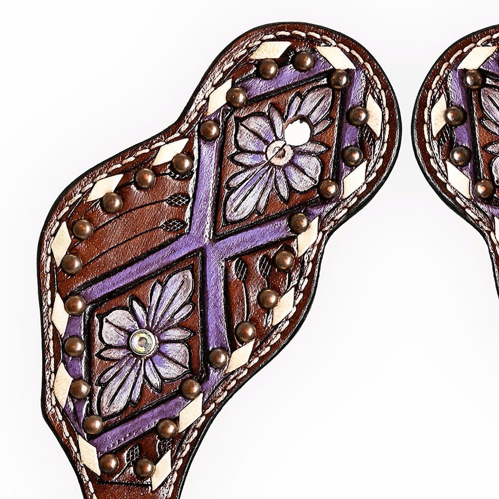Durable Handcrafted PremiumLeather Spur Straps For Women Western Riding Show Rodeo