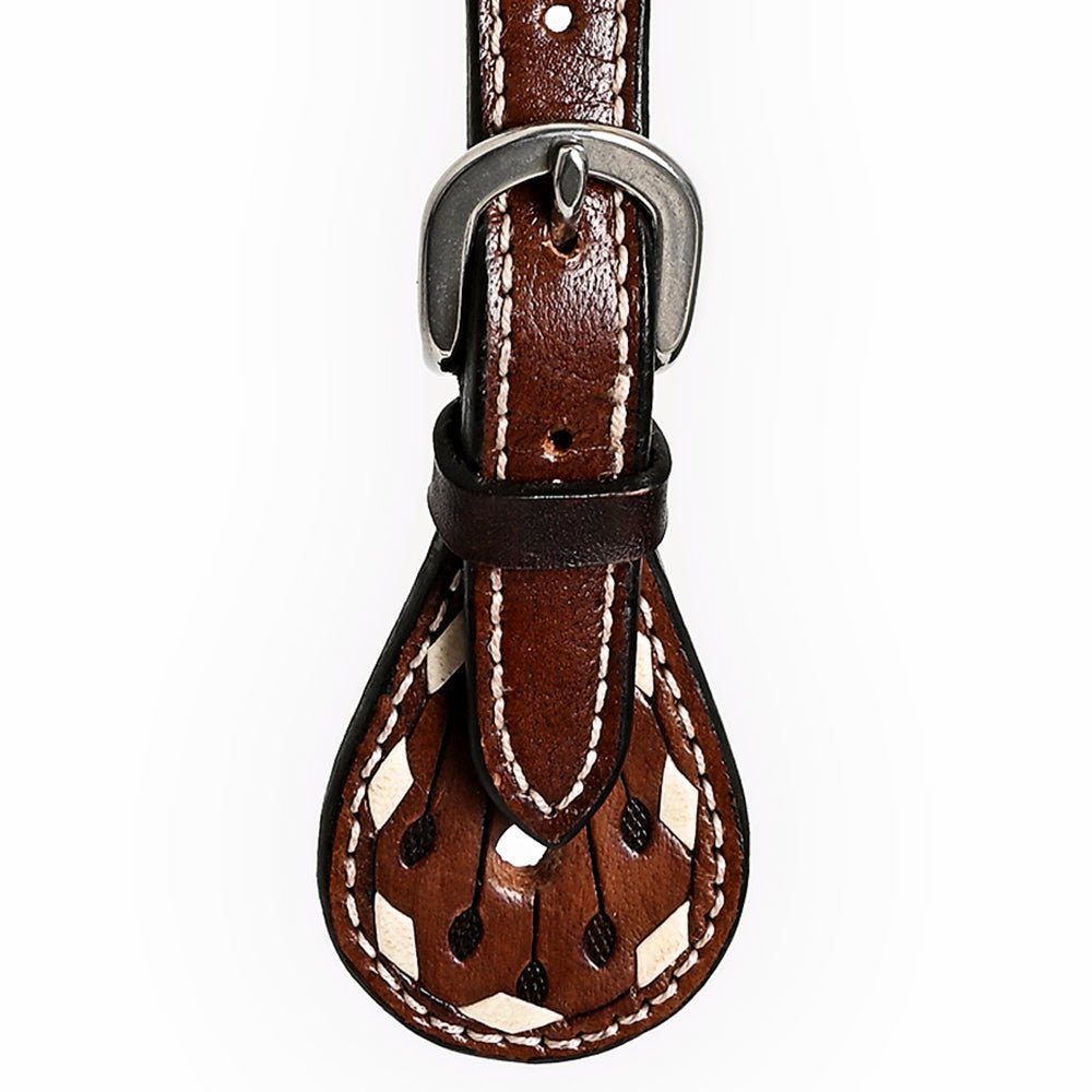 Durable Handcrafted PremiumLeather Spur Straps For Women Western Riding Show Rodeo