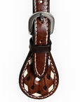 Durable Handcrafted PremiumLeather Spur Straps For Women Western Riding Show Rodeo
