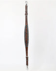 Bar H Equine Genuine Western American Leather Horse Premium Headstall & Breast Collar Set