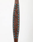 Bar H Equine Genuine Western American Leather Horse Premium Headstall & Breast Collar Set