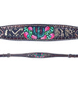 Bar H Equine American Leather Horse Saddle Tack One Ear Headstall | Breast Collar | Browband Headstall | Wither Strap | Tack Set for Horses BER170